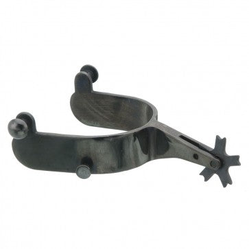 Rodeo Hard Adult Bull Riding Spur 22-Degree Offset