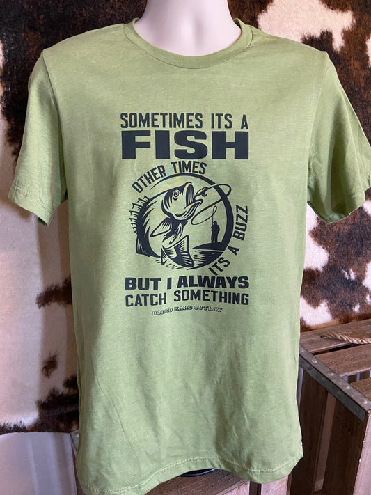 Sometimes it's a Fish Sometimes it's a Buzz l Unisex Jersey Short Sleeve Tee