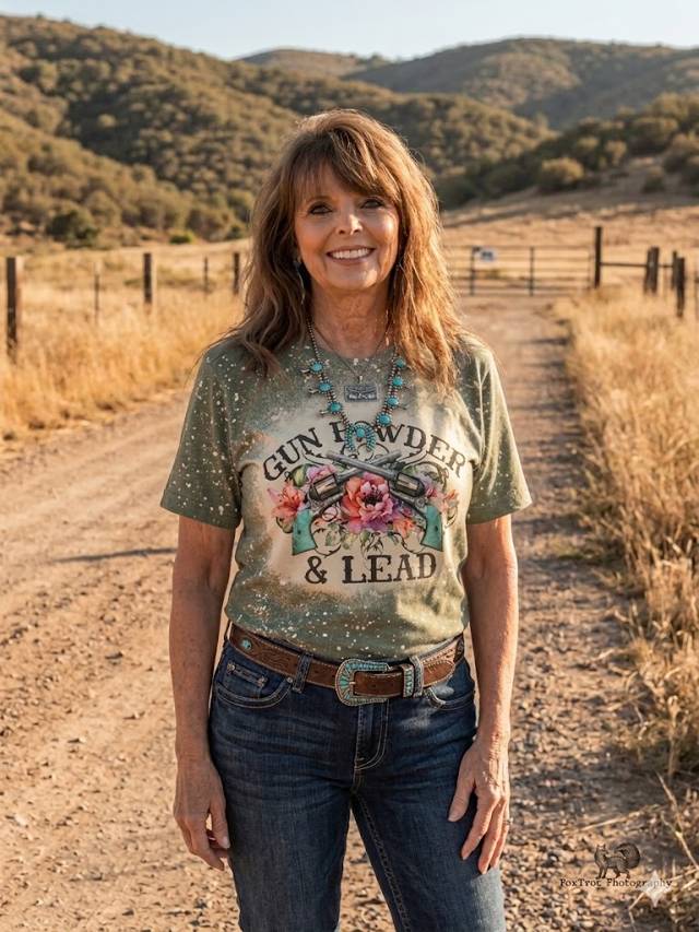 Powder and Lead Graphic Tee – Western Lifestyle T-Shirt | Apparel