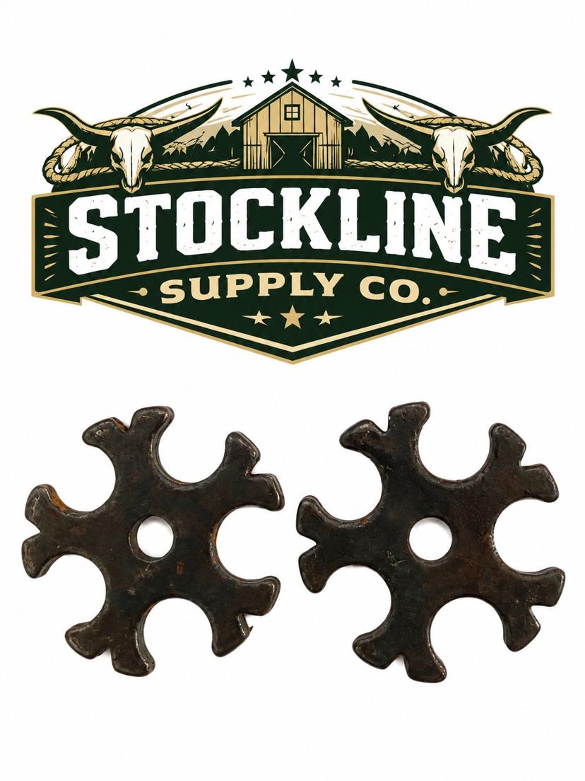Bull Riding Rowel – Steel Spur Rowel