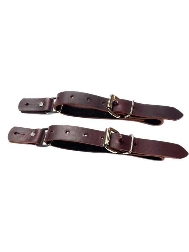 Junior Bull Riding Spur Straps – Latigo Leather Straps