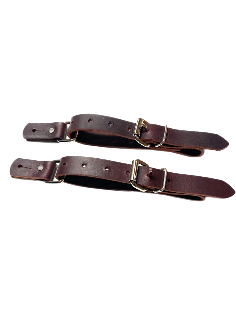 Junior Bull Riding Spur Straps – Latigo Leather Straps