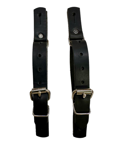 Rough Stock Leather Spur Strap Black - Adult or Junior
