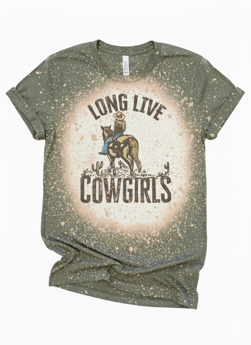 Long Live Cowgirls Western Graphic Tee l Unisex Jersey Short Sleeve Tee