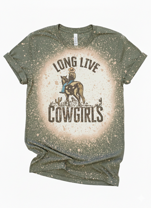 Long Live Cowgirls Western Graphic Tee l Unisex Jersey Short Sleeve Tee