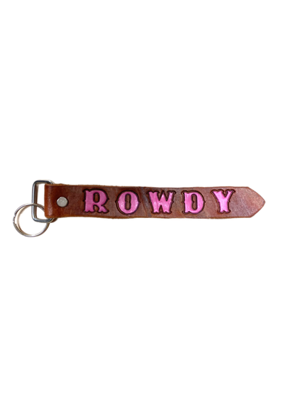 Rowdy: Handmade Western Leather Key Chains