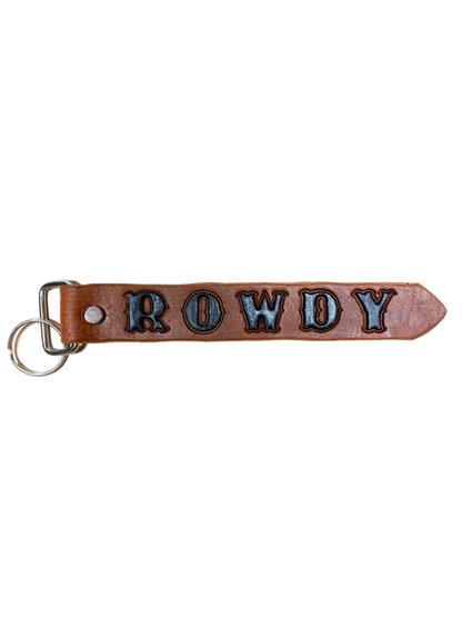 Rowdy: Handmade Western Leather Key Chains
