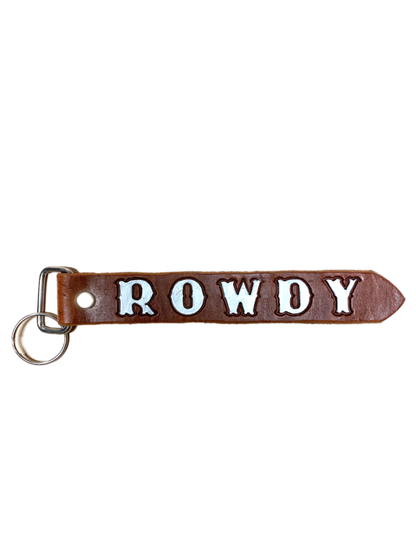 Rowdy: Handmade Western Leather Key Chains