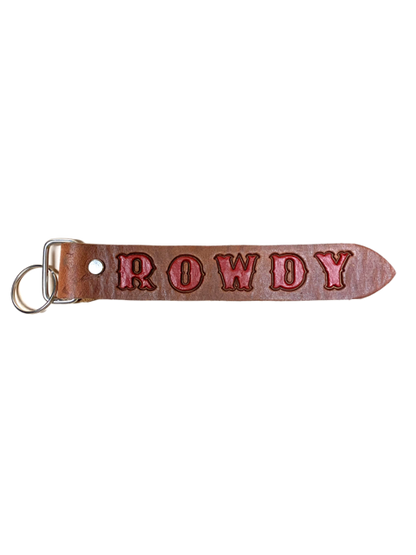 Rowdy: Handmade Western Leather Key Chains